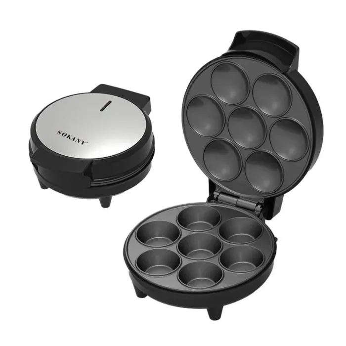 Вафельниця кексниця для випікання маффінів з антипригарним покриттям Sokany (SK08004) - зображення 1