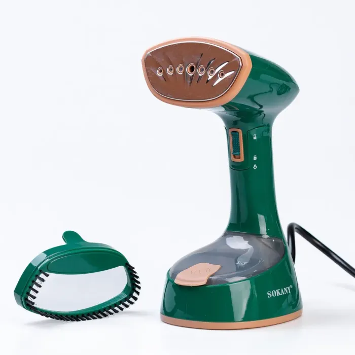 Відпарювач ручний вертикальний SOKANY парогенератор для одягу та штор від мережі 1300 Вт (SKGT3065GR) - зображення 8