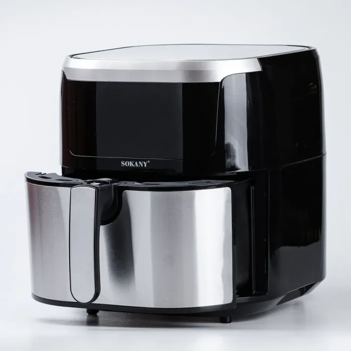 Аерофритниця електрична чаша на 8.8 л SOKANY аерогриль з таймером та терморегулятором 1200 Вт (SK10037) - зображення 9