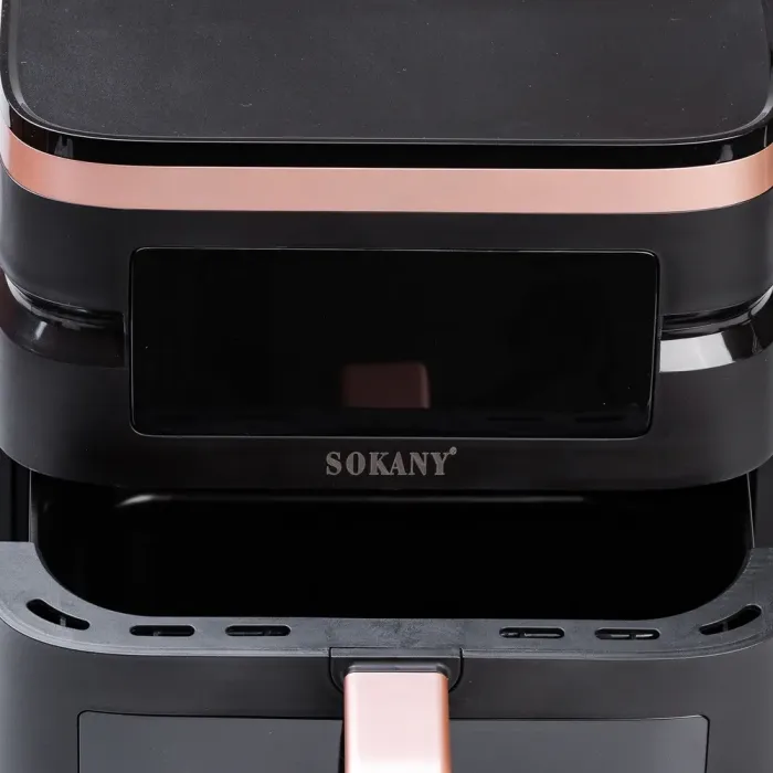 Аерофритниця електрична 7 л SOKANY аерогриль з таймером та терморегулятором 1800 Вт (SK10033) - зображення 8