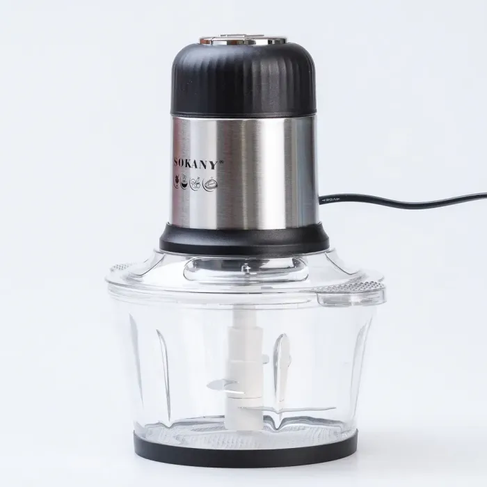 Блендер чоппер подрібнювач чаша 2 л Sokany (SK7025A) - зображення 2