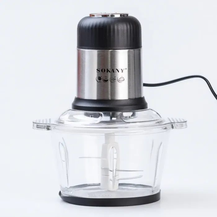 Блендер чоппер подрібнювач чаша 2 л Sokany (SK7025A) - зображення 3