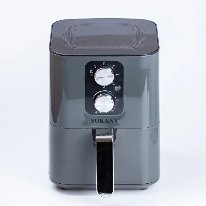 Аерофритниця електрична чаша на 5.5 л SOKANY аерогриль з терморегулятором 1400 Вт (SK8044) - зображення 3