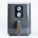 Аерофритниця електрична чаша на 5.5 л SOKANY аерогриль з терморегулятором 1400 Вт (SK8044)