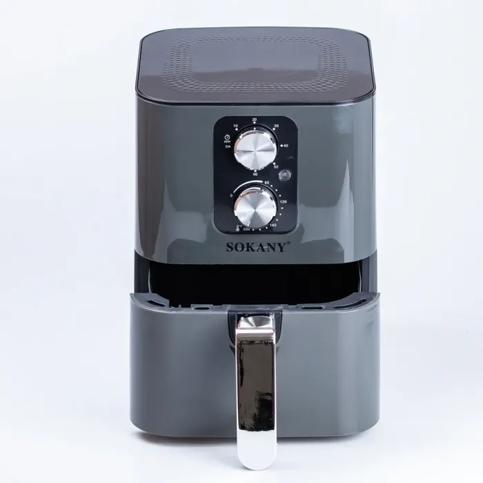 Аерофритниця електрична чаша на 5.5 л SOKANY аерогриль з терморегулятором 1400 Вт (SK8044) - зображення 2