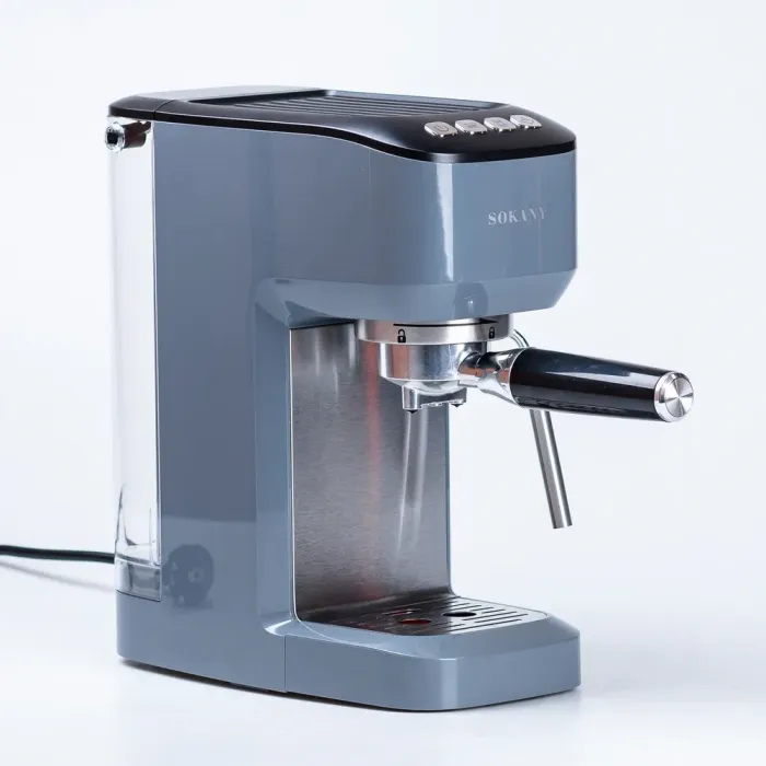 Кавоварка електрична із спінювачем для молока 1.2 л Sokany (SK04001) - зображення 3