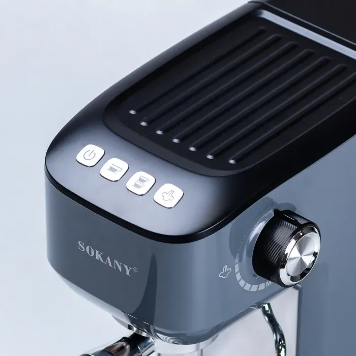 Кавоварка електрична із спінювачем для молока 1.2 л Sokany (SK04001) - зображення 6