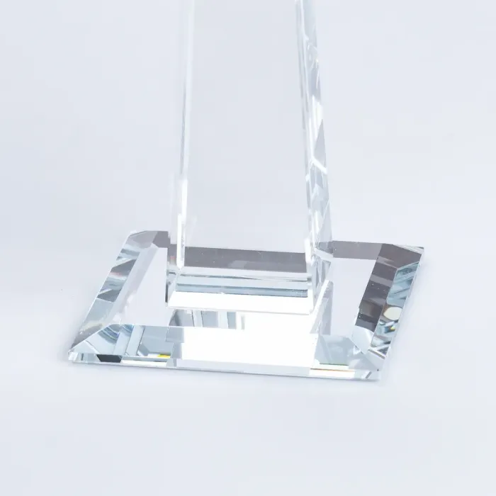 Подсвечник канделябр на 3 свечи стеклянный высокий (HP36562) - изображение 6