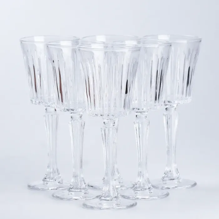 Лимонадниця на металевій підставці з краном для напоїв в комплекті з 6-ма склянками (HP4169) - зображення 1