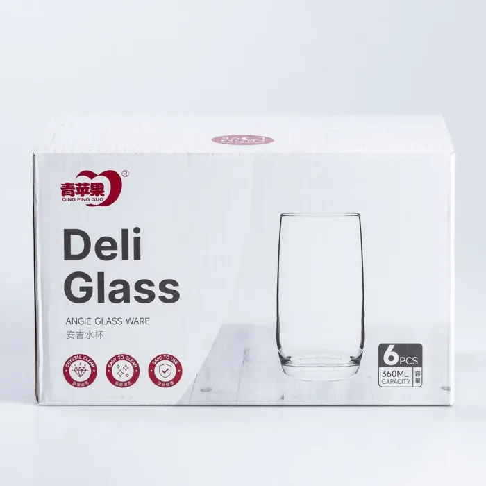 Склянка для напитков прозрачный набор 6 шт. - изображение 3