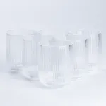 Набір склянок для напоїв скляні прозорі 6 шт (HP539)