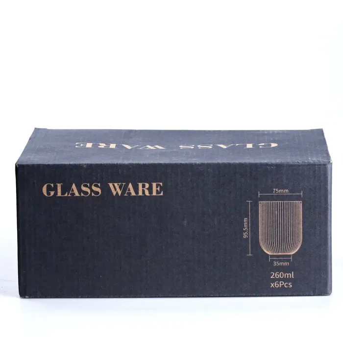 Набор стаканов для стеклянных напитков 6 шт. (HP539) - изображение 3