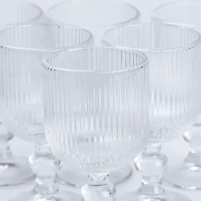 Бокал вина стеклянный прозрачный набор 6 шт. (HP537) - изображение 4