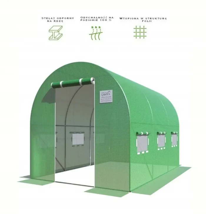 Парник, теплица 10м (4х2, 5х2м) Польша (P0025) - изображение 3