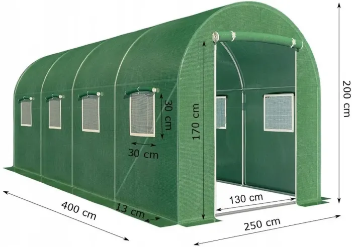 Парник, теплица 10м (4х2, 5х2м) Польша (P0025) - изображение 45