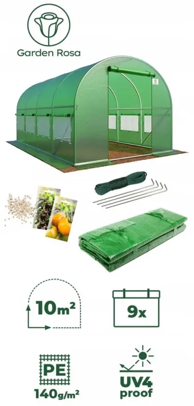 Парник, теплица 10м (4х2, 5х2м) Польша (P0025) - изображение 31