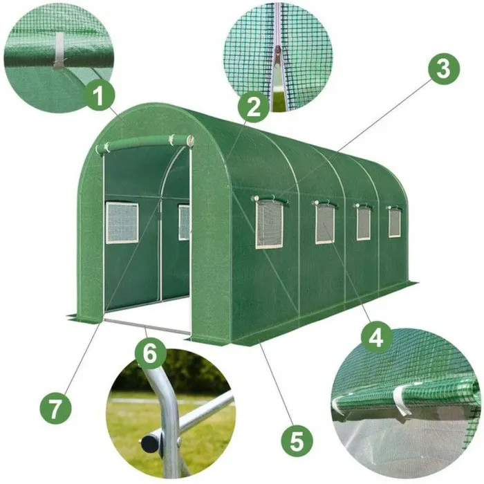 Парник, теплица 10м (4х2, 5х2м) Польша (P0025) - изображение 24