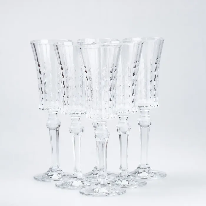 Бокал для вина стеклянный прозрачный (HP51B) - изображение 1