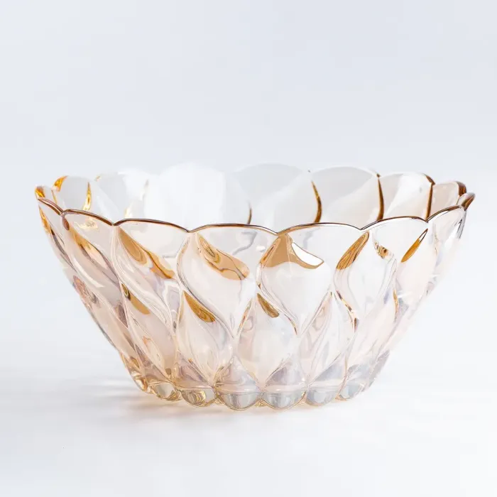 Салатница стеклянная круглая глубокая (HP582) - изображение 3