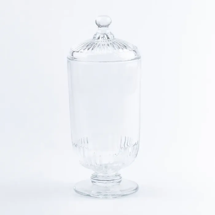 Банка для хранения сыпучих продуктов со стеклянной крышкой (HP591) - изображение 1
