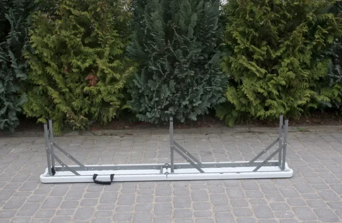 Лава, лавка розкладна садова туристична Польща 180см біла (L0021) - зображення 8