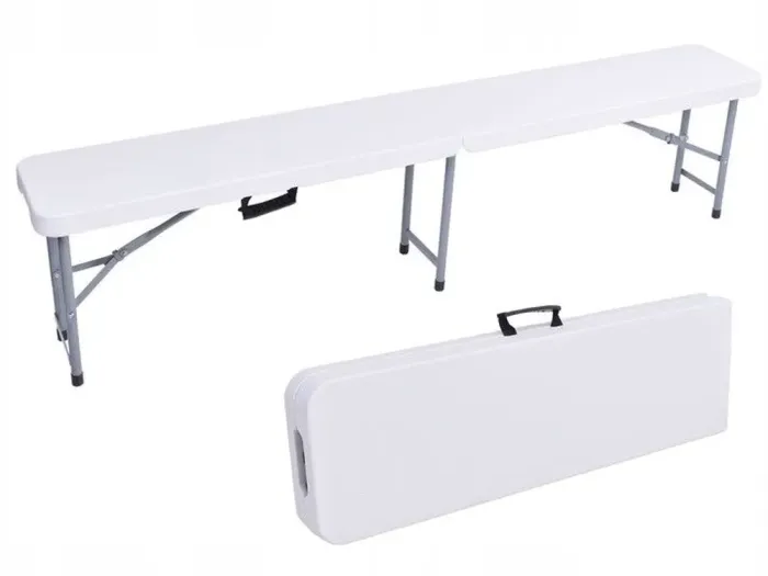 Садові меблі (набір) розкладний стіл 180см + 2 лавки 180см eHokery (Польща) (5_2155303864) - зображення 2