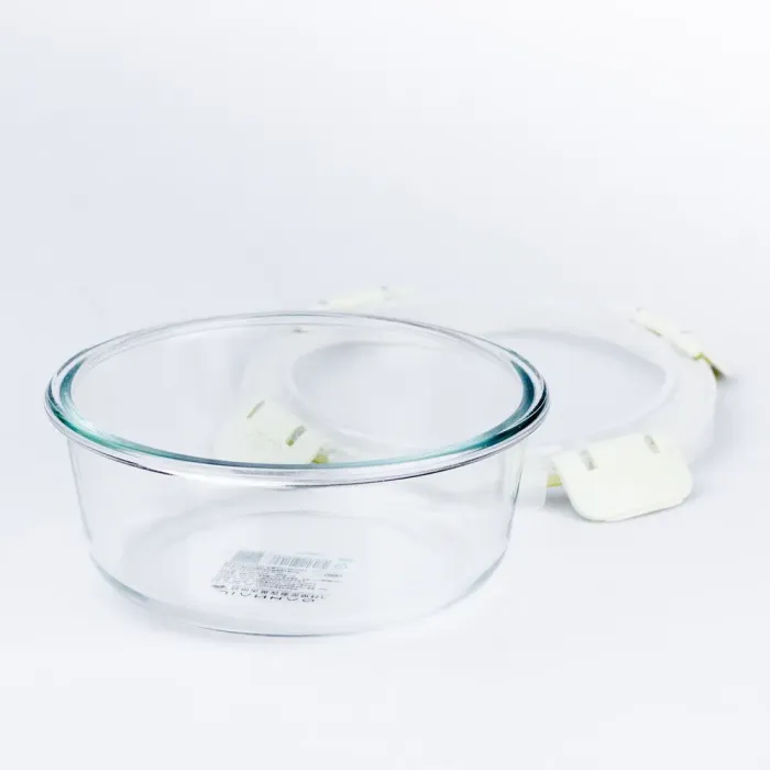 Контейнер для еды Fresh стеклянный круглый 650 мл (HP387GR) - изображение 2