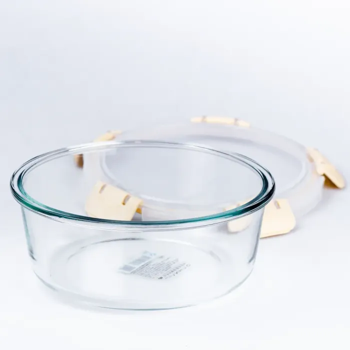 Банка для хранения сыпучих продуктов пластиковая круглая (HP388BE) - изображение 2