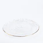 Блюдце скляне для сервіровки стола прозоре (HP4142)