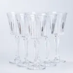 Набір Келихів 6шт для вина скляний прозорий (HP4164)