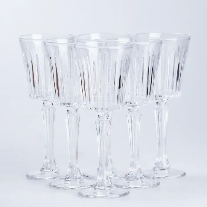 Бокал для вина стеклянный прозрачный (HP4164) - изображение 1