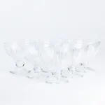 Набір креманок по 250 мл скляні прозорі (HP520)