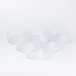 Набір піал скляних 6 шт салатниці (HP522)