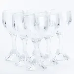 Набір келихів для вина скляний прозорі (HP550)