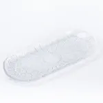 Прямокутна тарілка 34 см скляна для нарізки (HP5119)