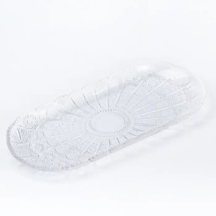 Прямокутна тарілка 34 см скляна для нарізки (HP5119) - зображення 1