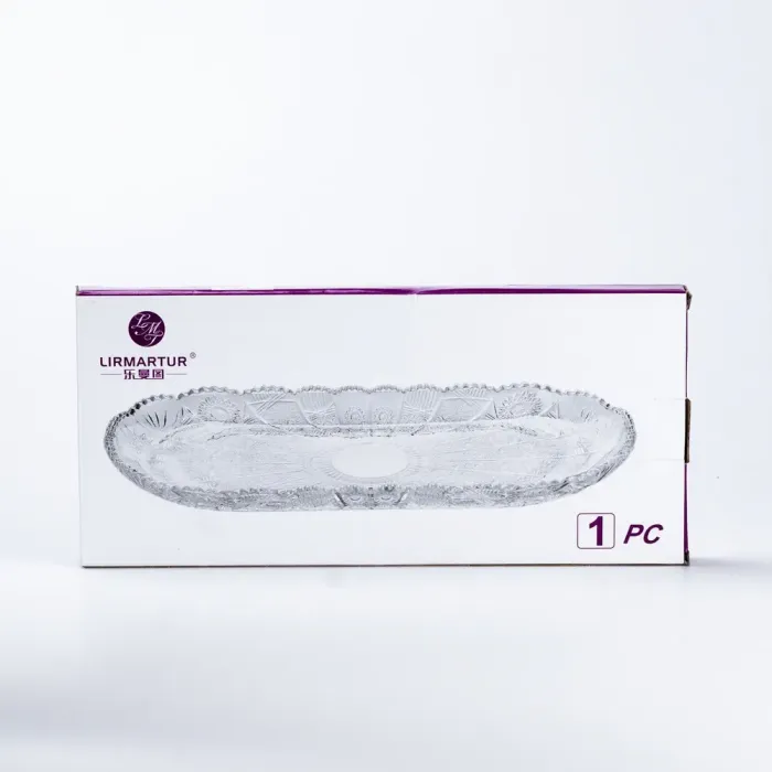 Прямокутна тарілка 34 см скляна для нарізки (HP5119) - зображення 5
