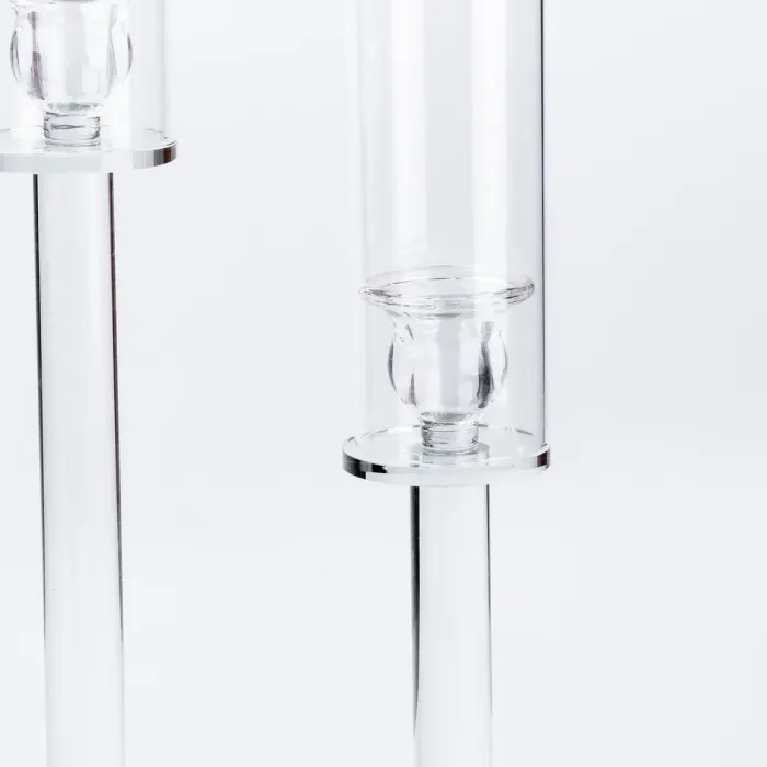 Подсвечник стеклянный высокий (HP36565) - изображение 5
