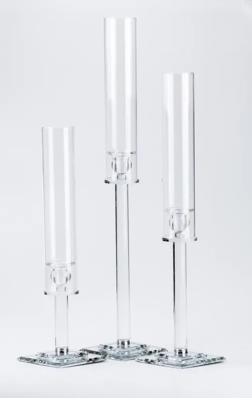 Подсвечник стеклянный высокий (HP36565) - изображение 10