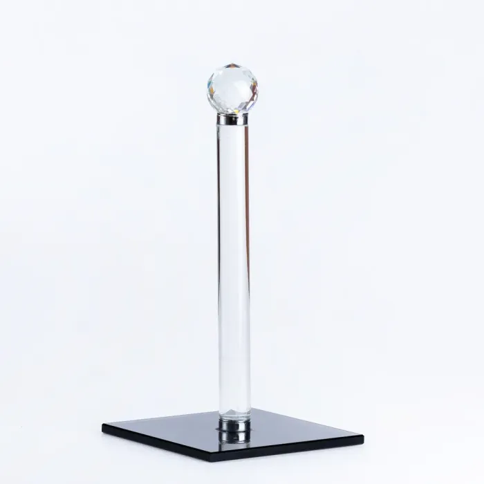 Підставка для паперових рушників настільна скляна Чорний (HP36566B) - зображення 2