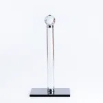 Підставка для паперових рушників настільна скляна Чорний (HP36566B)