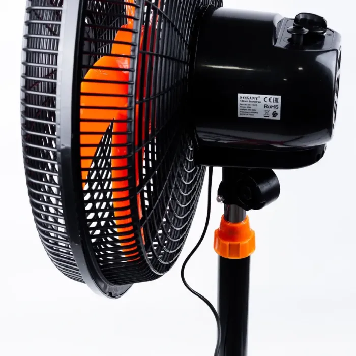 Напольный вентилятор электрический 3 скорости 5 лопастей Sokany (SK19015) - изображение 3