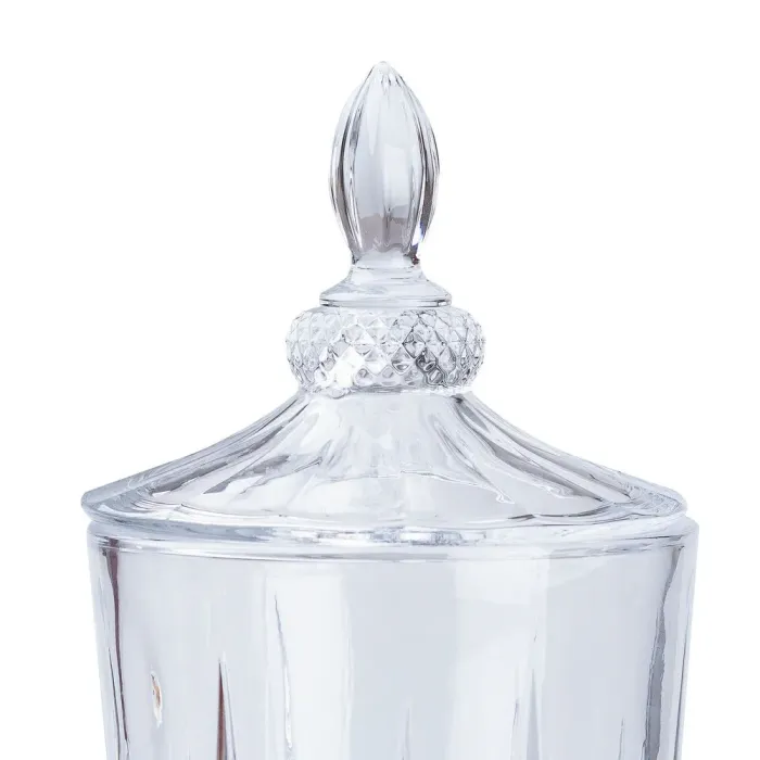 Лимонадниця на металевій підставці з краном для напоїв прозора (HP4171) - зображення 3