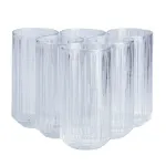 Набір склянок для води та соку висока прозора (HP517)