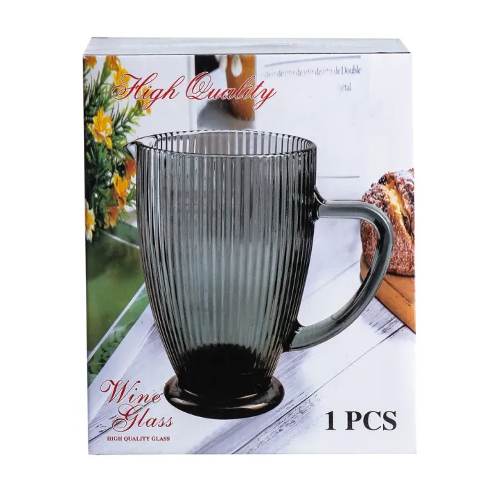 Чашка стеклянная для чая и кофе зеленая (HP4145) - изображение 3