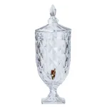 Лимонадниця на металевій підставці з краном для напоїв прозора (HP4172)