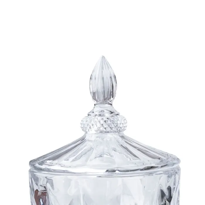 Лимонадниця на металевій підставці з краном для напоїв прозора (HP4172) - зображення 3