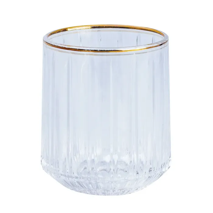 Стакан для воды и сока низкий стеклянный прозрачный (HP553) - изображение 2