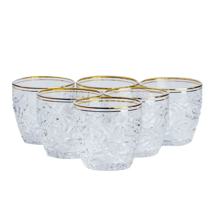 Стакан для воды и сока низкий стеклянный прозрачный (HP554) - изображение 1