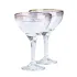 Бокал для коктейлей стеклянный прозрачный (HP546)